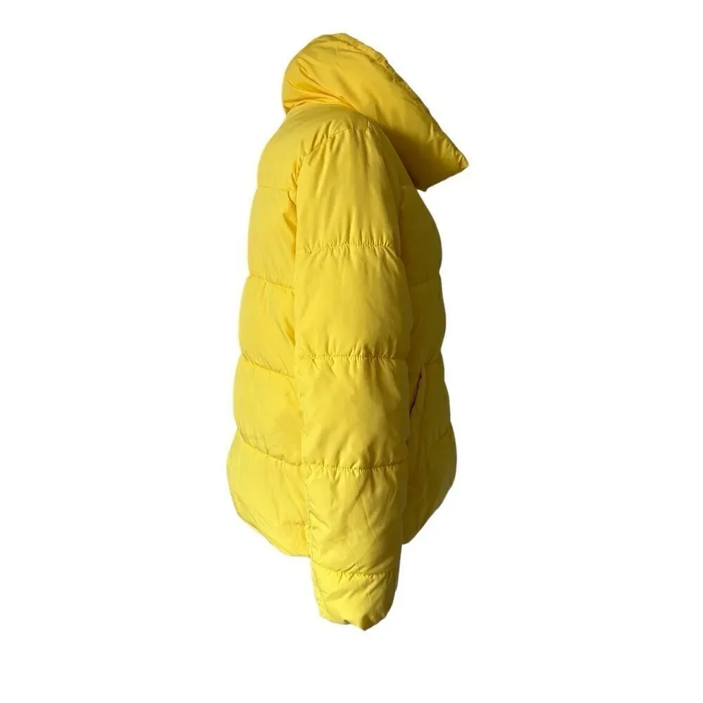 Talbots DOWN ALTERNATIVE PUFFER‎ COAT size S Yellow